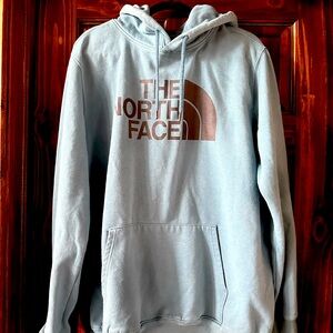 Blue Northface hoodie sweatshirt men’s XXL, like new